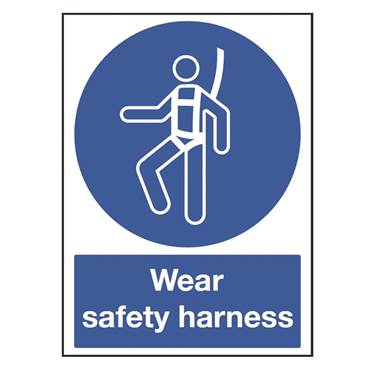 Picture of Wear Safety Harness Sign