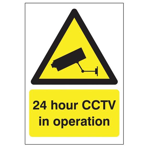 Picture of 24 Hour CCTV In Operation Sign