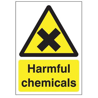 Picture of Harmful Chemicals Sign